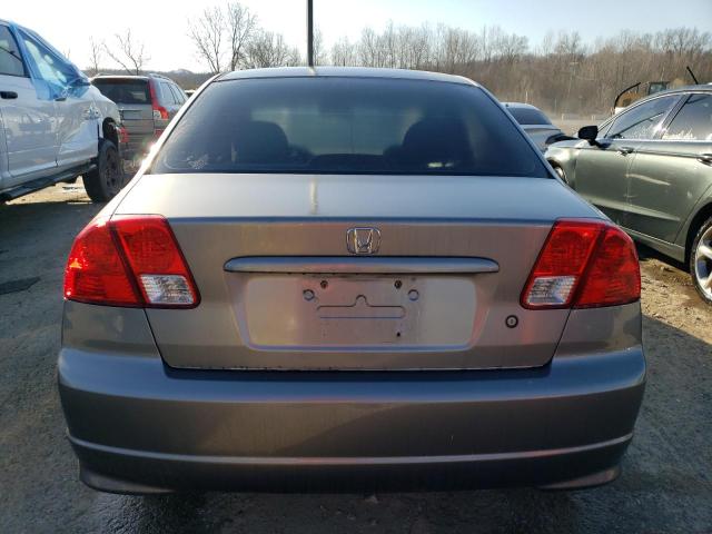 1HGES16395L016177 - 2005 HONDA CIVIC DX VP Boz foto 6