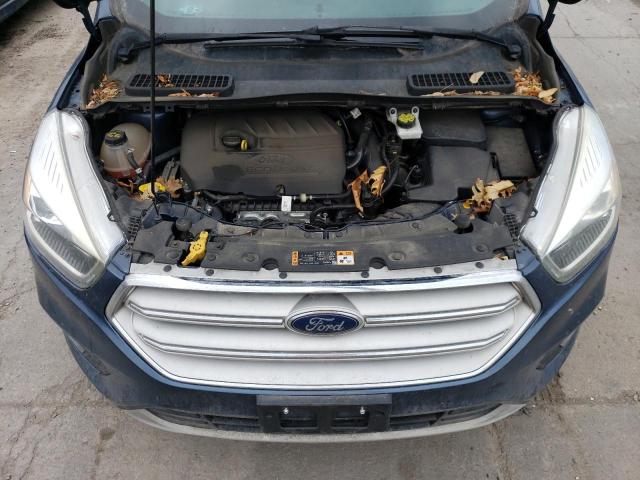 1FMCU9HD1JUB10106 - 2018 FORD ESCAPE SEL BLUE photo 12