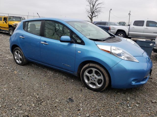 JN1AZ0CP6CT020892 - 2012 NISSAN LEAF SV BLUE photo 4