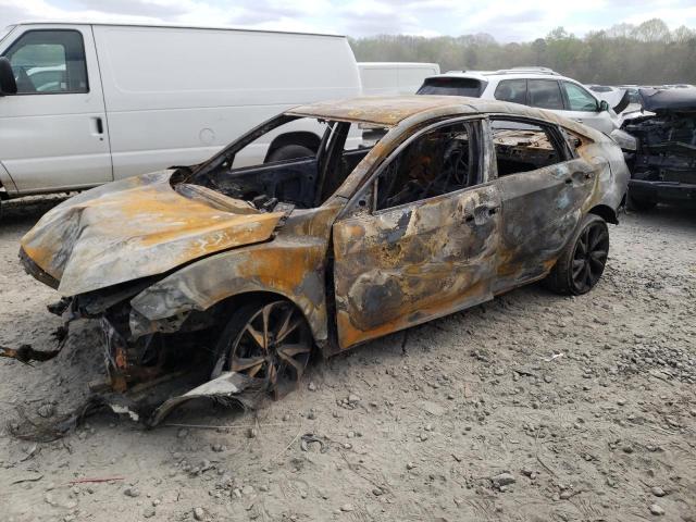 2HGFC2F87KH553190 - 2019 HONDA CIVIC SPORT 烧焦的 照片 1