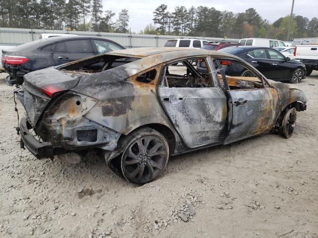 2HGFC2F87KH553190 - 2019 HONDA CIVIC SPORT 烧焦的 照片 3