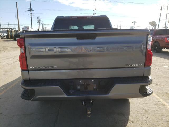 3GCPYBEK4NG103390 - 2022 CHEVROLET SILVERADO K1500 CUSTOM GRAY photo 6