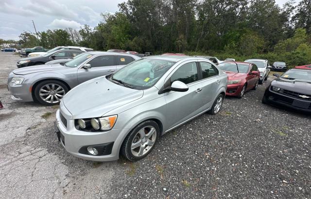 1G1JE5SB1E4233038 - 2014 CHEVROLET SONIC LTZ SILVER photo 2