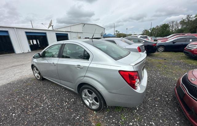 1G1JE5SB1E4233038 - 2014 CHEVROLET SONIC LTZ SILVER photo 3