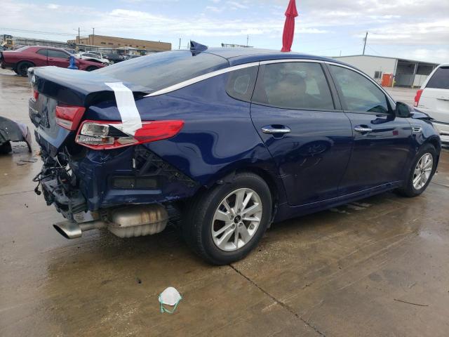 5XXGT4L3XJG224587 - 2018 KIA OPTIMA LX BLUE photo 3