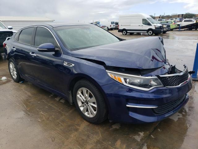 5XXGT4L3XJG224587 - 2018 KIA OPTIMA LX BLUE photo 4