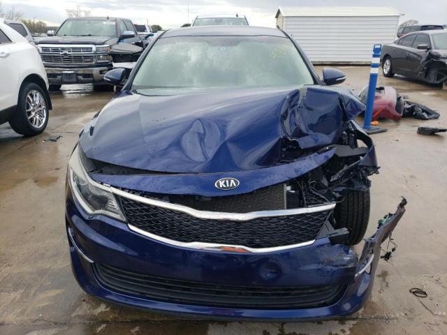 5XXGT4L3XJG224587 - 2018 KIA OPTIMA LX BLUE photo 5