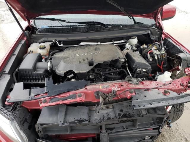 1GCGSDEN0L1207538 - 2020 CHEVROLET COLORADO Z71 RED photo 11