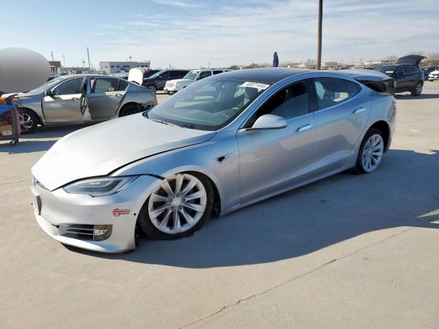 5YJSA1E24JF263536 - 2018 TESLA MODEL S SILVER photo 1
