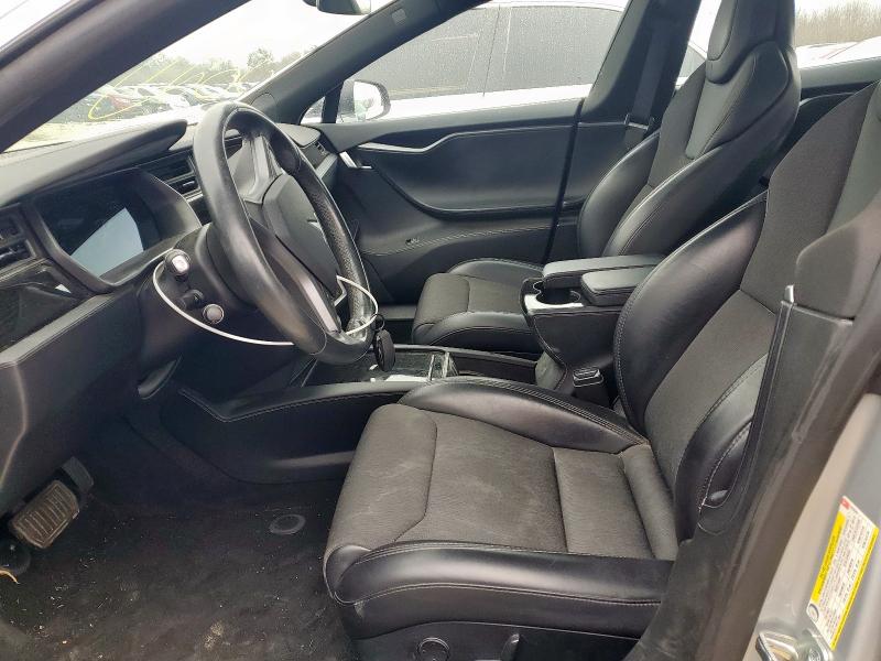 5YJSA1E24JF263536 - 2018 TESLA MODEL S SILVER photo 7