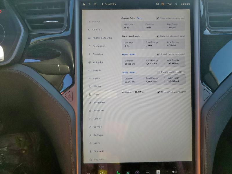 5YJSA1E24JF263536 - 2018 TESLA MODEL S SILVER photo 9