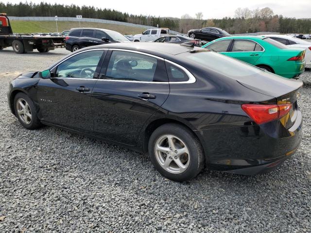 1G1ZB5ST7HF278658 - 2017 CHEVROLET MALIBU LS BLACK photo 2