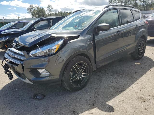 1FMCU0HD9KUA87767 - 2019 FORD ESCAPE SEL GRAY photo 1