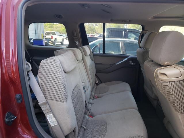 5N1AR18U88C661935 - 2008 NISSAN PATHFINDER S BURGUNDY photo 11