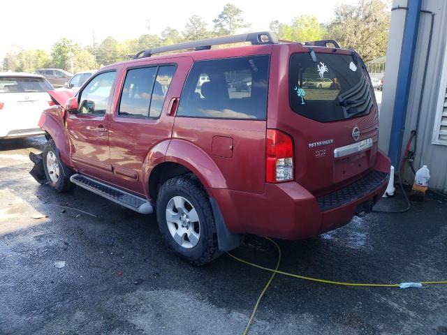 5N1AR18U88C661935 - 2008 NISSAN PATHFINDER S BURGUNDY photo 2