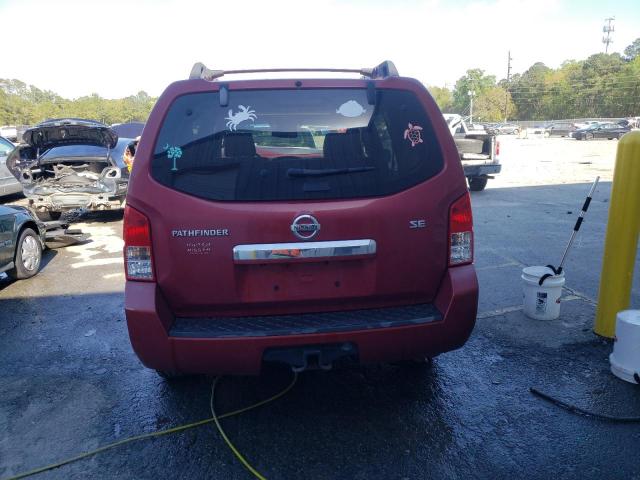 5N1AR18U88C661935 - 2008 NISSAN PATHFINDER S BURGUNDY photo 6