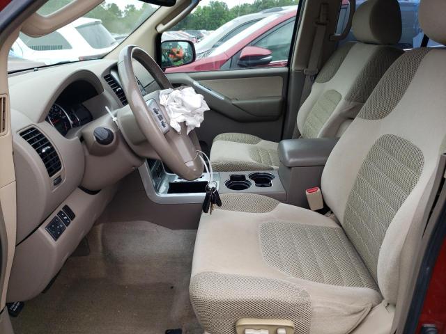 5N1AR18U88C661935 - 2008 NISSAN PATHFINDER S BURGUNDY photo 7