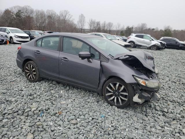 2HGFB2F92FH520924 - 2015 HONDA CIVIC EXL GRAY photo 4