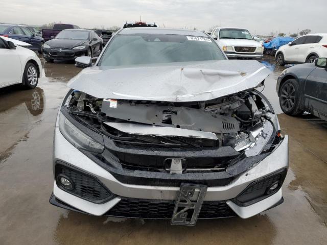 SHHFK7H9XJU231327 - 2018 HONDA CIVIC SPORT TOURING SILVER photo 5