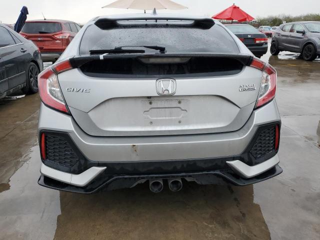 SHHFK7H9XJU231327 - 2018 HONDA CIVIC SPORT TOURING SILVER photo 6