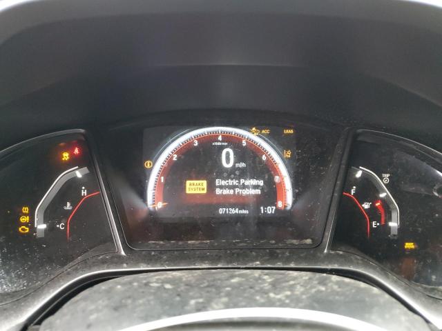 SHHFK7H9XJU231327 - 2018 HONDA CIVIC SPORT TOURING SILVER photo 9