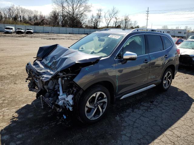 JF2SKARC7NH529283 - 2022 SUBARU FORESTER TOURING ნაცრისფერი ფოტო 1