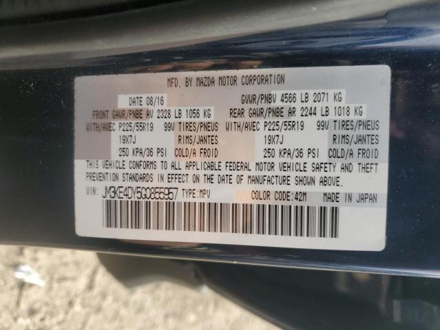 JM3KE4DY5G0855957 - 2016 MAZDA CX-5 GT BLUE photo 13