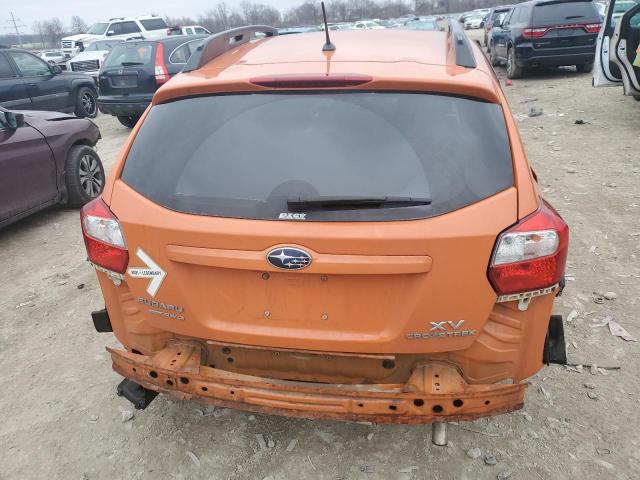 JF2GPACC8E8232488 - 2014 SUBARU XV CROSSTR 2.0 PREMIUM ORANGE photo 6