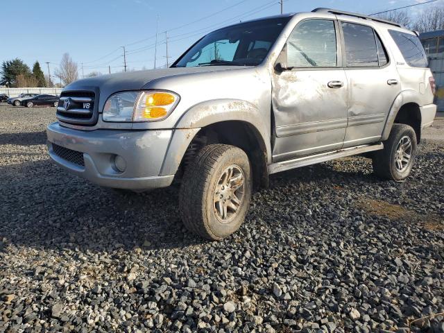 5TDBT48A63S173494 - 2003 TOYOTA SEQUOIA LIMITED SILVER photo 1