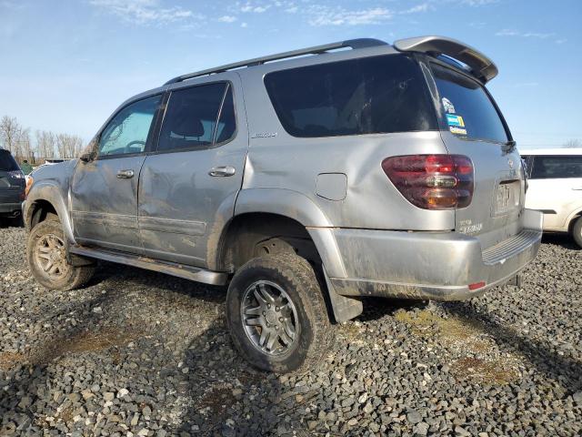 5TDBT48A63S173494 - 2003 TOYOTA SEQUOIA LIMITED SILVER photo 2