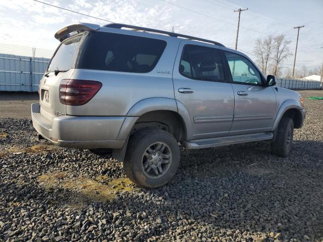 5TDBT48A63S173494 - 2003 TOYOTA SEQUOIA LIMITED SILVER photo 3