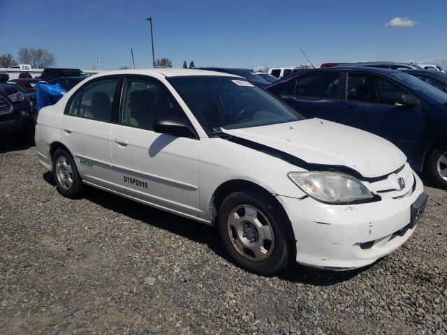 1HGEN26594L000123 - 2004 HONDA CIVIC GX WHITE photo 4