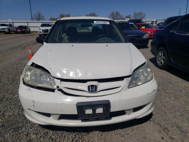 1HGEN26594L000123 - 2004 HONDA CIVIC GX WHITE photo 5