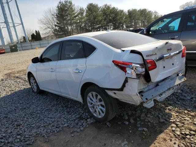 3N1AB7AP8KY342553 - 2019 NISSAN SENTRA S WHITE photo 2