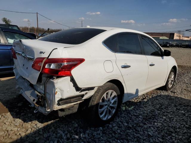 3N1AB7AP8KY342553 - 2019 NISSAN SENTRA S WHITE photo 3