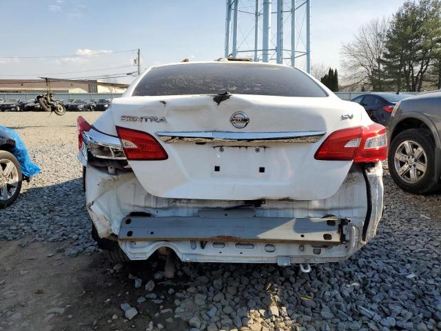 3N1AB7AP8KY342553 - 2019 NISSAN SENTRA S WHITE photo 6