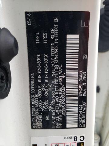 JTEBU5JR9G5346449 - 2016 TOYOTA 4RUNNER SR5/SR5 PREMIUM 白色 照片 13