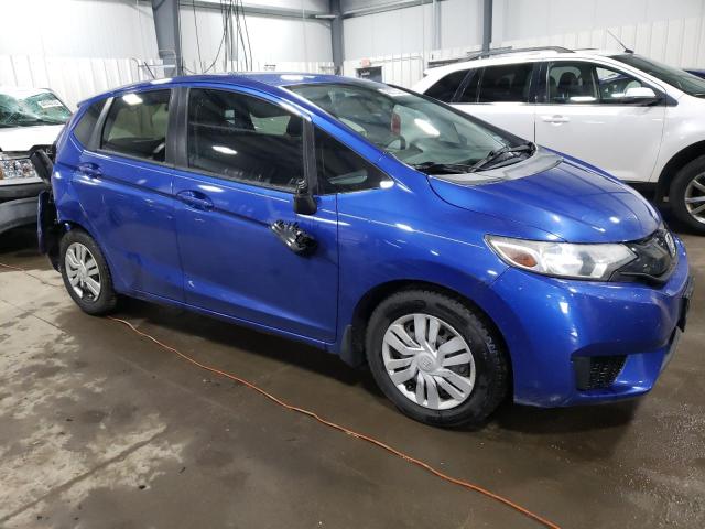 JHMGK5H53GX005599 - 2016 HONDA FIT LX BLUE photo 4