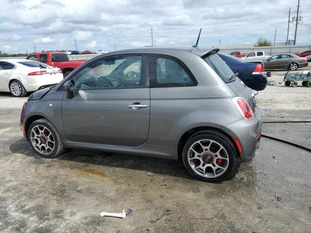 3C3CFFBR7DT554868 - 2013 FIAT 500 SPORT GRAY photo 2