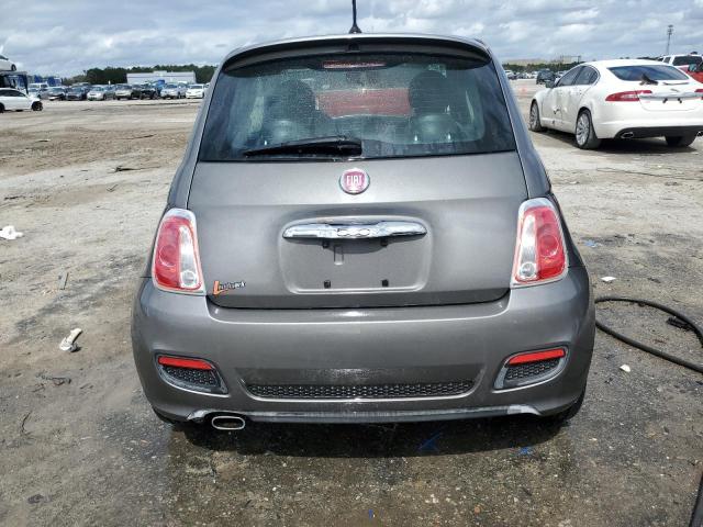 3C3CFFBR7DT554868 - 2013 FIAT 500 SPORT GRAY photo 6