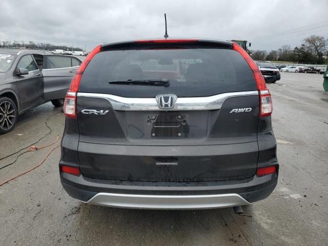 2HKRM4H51GH635387 - 2016 HONDA CR-V EX BLACK photo 6