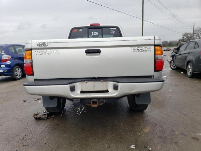 5TESN92N54Z430233 - 2004 TOYOTA TACOMA XTRACAB PRERUNNER ვერცხლისფერი ფოტო 6