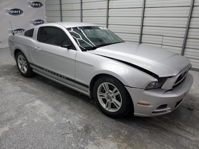 1ZVBP8AMXE5278643 - 2014 FORD MUSTANG SILVER photo 4