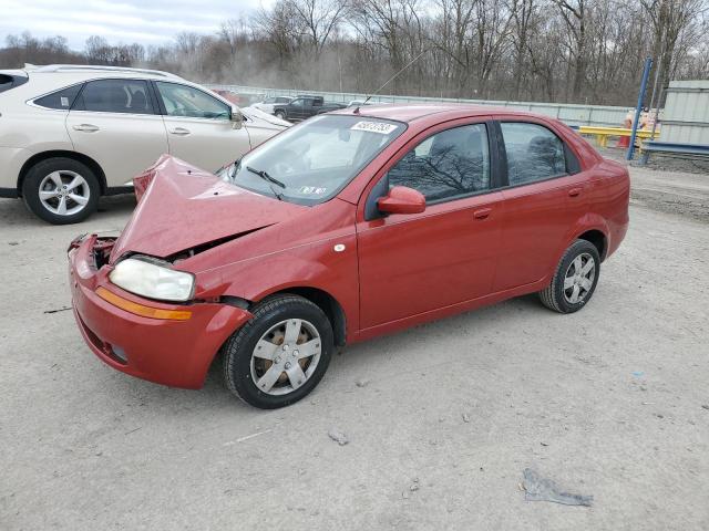 KL1TD56696B610686 - 2006 CHEVROLET AVEO BASE RED photo 1