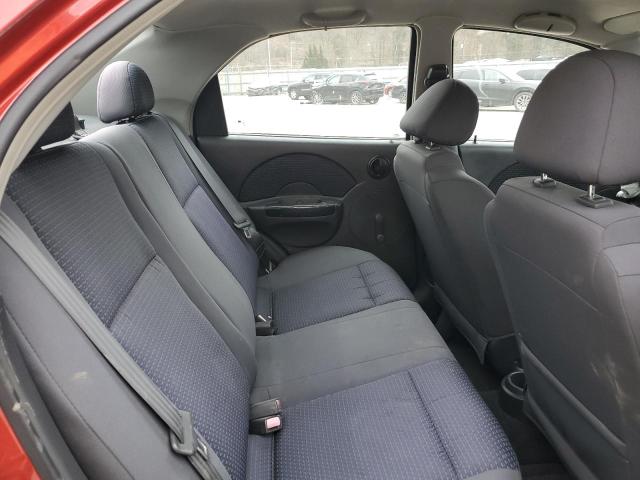 KL1TD56696B610686 - 2006 CHEVROLET AVEO BASE RED photo 10