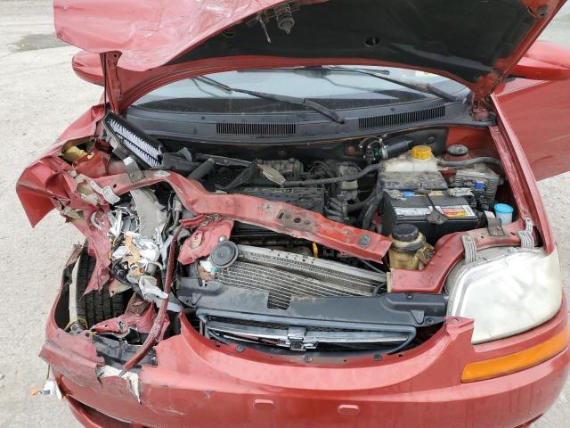 KL1TD56696B610686 - 2006 CHEVROLET AVEO BASE RED photo 11