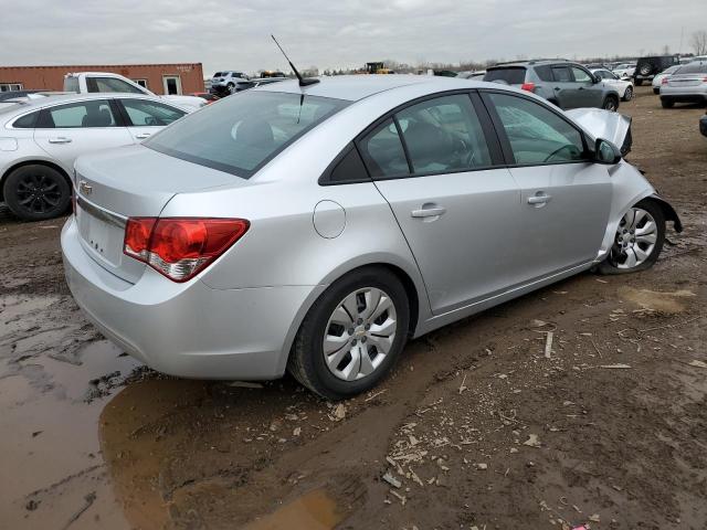 1G1PA5SHXE7194846 - 2014 CHEVROLET CRUZE LS SILVER photo 3