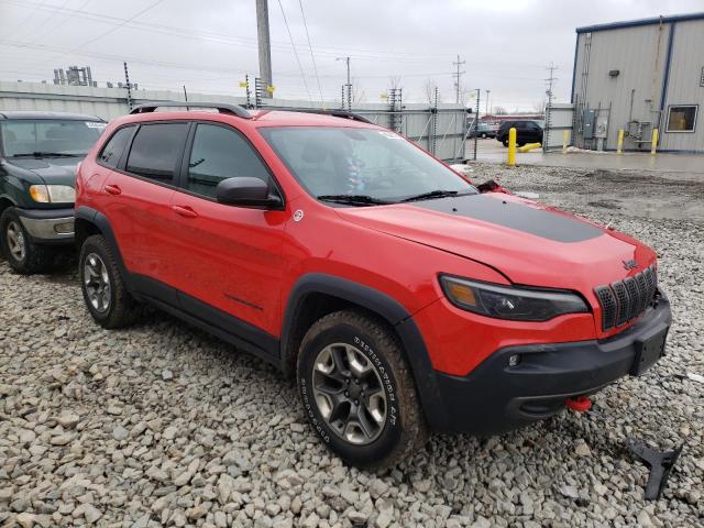 1C4PJMBX6KD351214 - 2019 JEEP CHEROKEE TRAILHAWK 红色 照片 4
