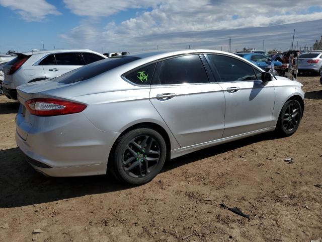 1FA6P0H78E5376047 - 2014 FORD FUSION SE SILVER photo 3