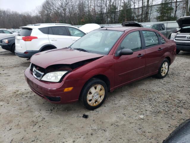 1FAFP34N76W206604 - 2006 FORD FOCUS ZX4 RED photo 1